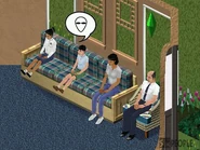 Pleasant family in Asian versions of the original The Sims.