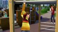 Children playing in park TS4