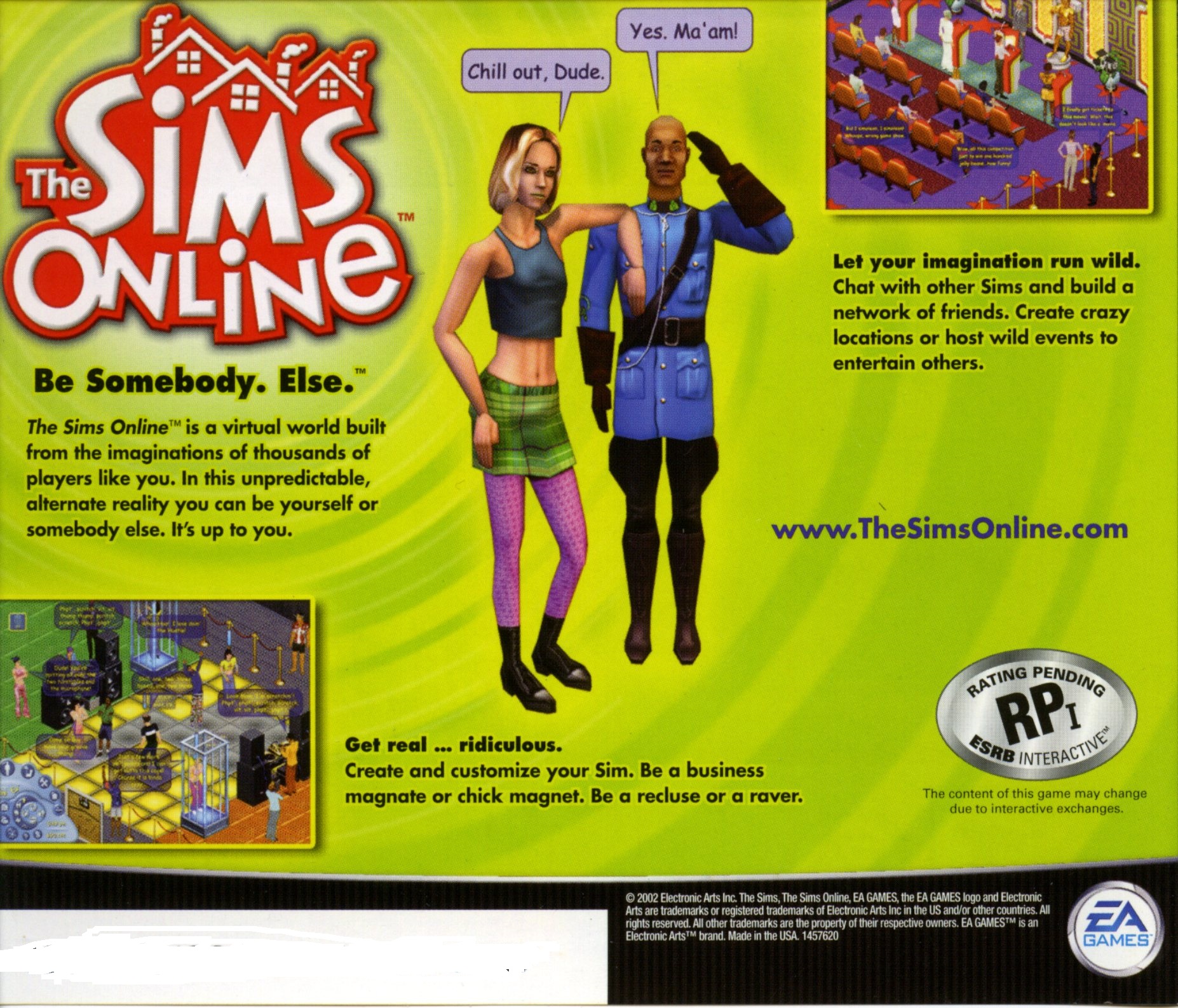 sims 3d virtual world