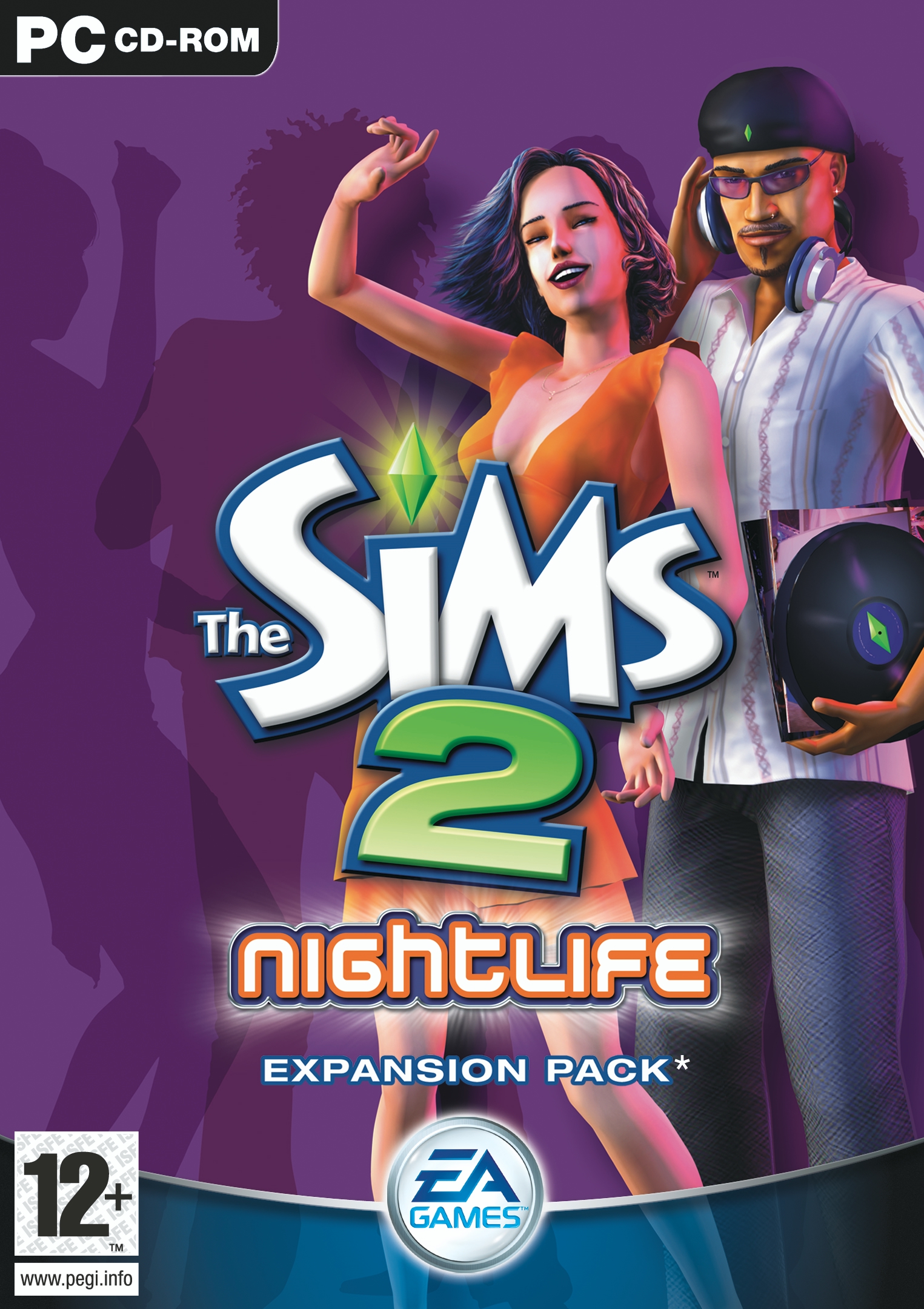 The Sims 2: Base Game with Expansion Lot Bundle 4 games PC CD Nightlife,  Seasons