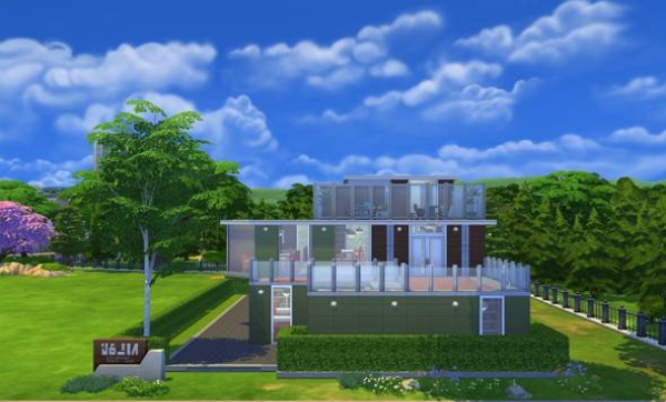 sims 4 residential lots with library