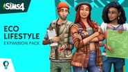 Knox featured in the cover art of the "The Sims 4: Eco Lifestyle"
