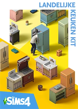 De Sims 4 Landelijke Keuken Kit Cover