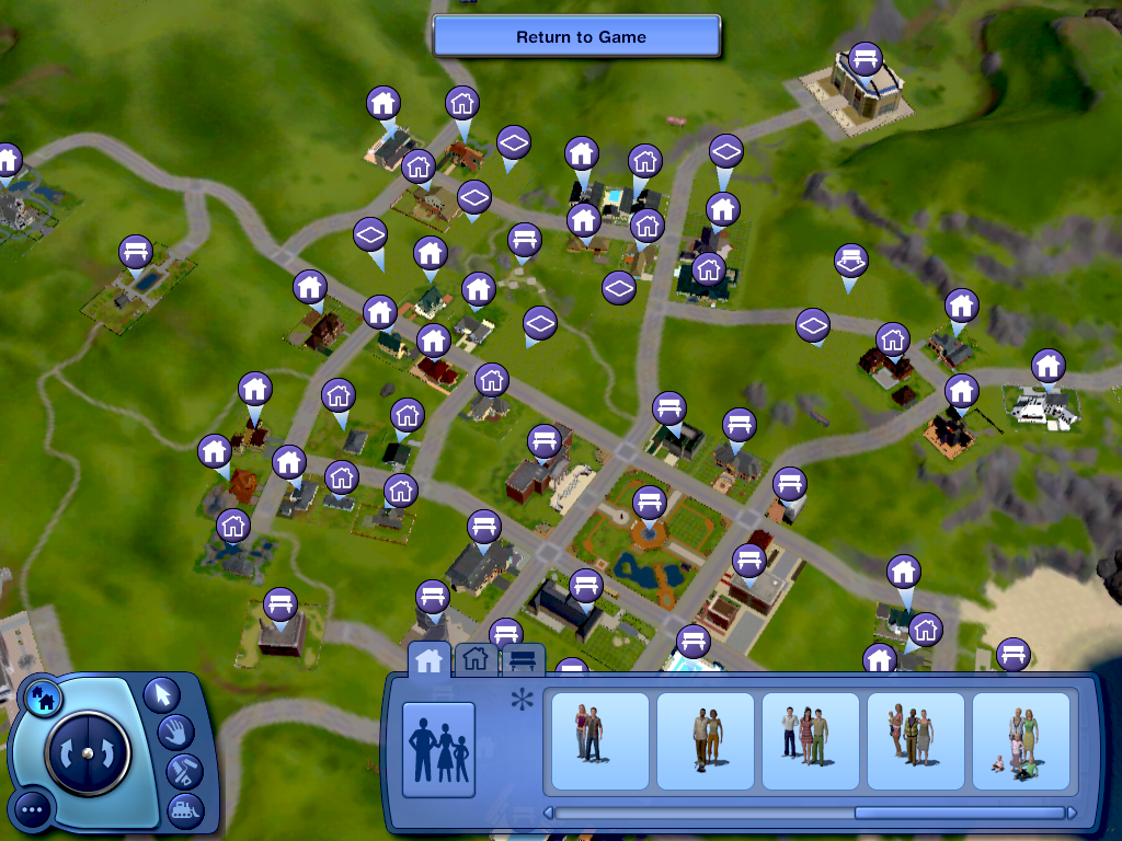 towns in sims 3