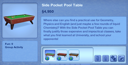 The Sims Freeplay, 🔶️, Pool Table Set, 🔶️