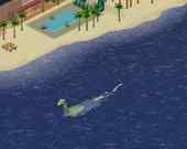 The sea monster in The Sims: Vacation.