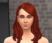 Bonehilda's human form in CAS, if her skeletal appearance is removed.