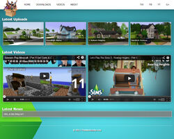 Website the sims supply screen