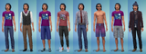 Lazlo's wardrobe in The Sims 4