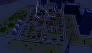 Sims 2 Downtown full view