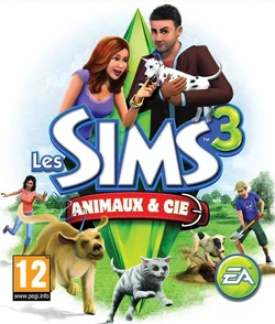 Jaquette console Les Sims 3 Animaux & Cie