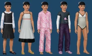 Kaylynn's outfits in The Sims 3.