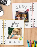 A promotional image for The Sims 4: Growing Together, showing Nancy holding Johnny Zest when he was an infant.