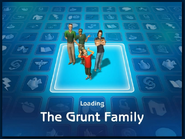 Loading screen of Grunt family