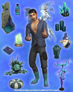 A promotional image from social networks, showing Don as a fairy.