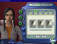 Example of the mouth glitch when aging her into an adult