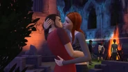 Morgan kissing Paolo.jpg (353 KB) Morgan kissing Paolo from The Sims 4: Get Together announce trailer.