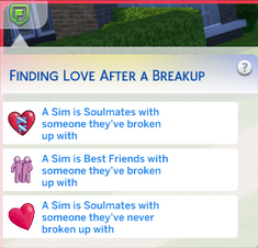 TS4 Scenario outcomes