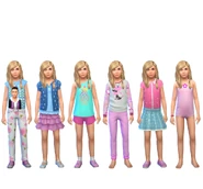 Bristol's default outfits in CAS