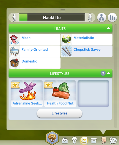 sims 4 city living food