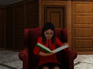 Bella at the Papyrus Memorial Library