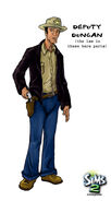 Official Concept art of Deputy Duncan.