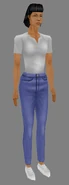 Diane's alternative appearance in SimPeople.