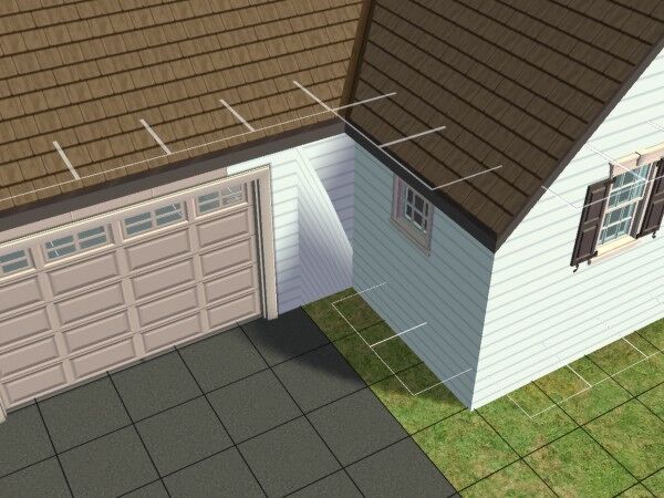 Game Guide Adding A Split Level Garage To A House The Sims Wiki Fandom