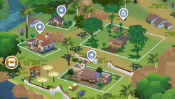 Puerto Llamante Marketplace Map