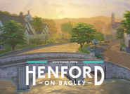 Henford-on-Bagley Postcard front