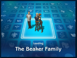 Loading screen of Beaker family