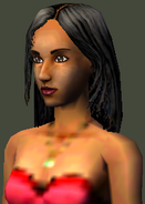 Elvira Lápida en la versión de PSP de Los Sims 2.