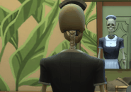BonehildaSims4Gif.gif (6.03 MB) Bonehilda admiring herself in a mirror.