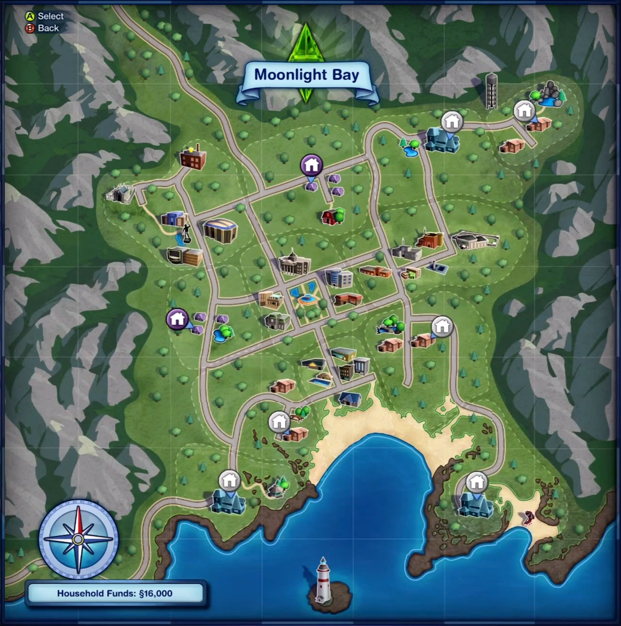 sims 3 best map