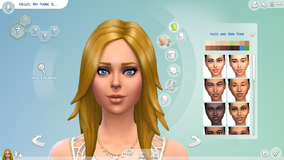 TS4 CAS Demo Face and Skin Tone