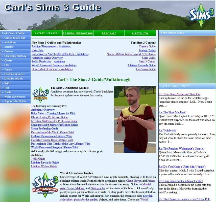 Sims 3 Cheats