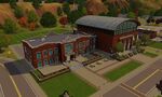 Crestview School and Stadium in Appaloosa Plains (58x32)