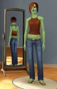 Chloe Singles, recreated in The Sims 3