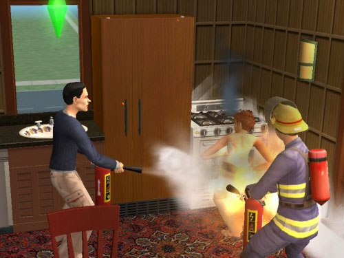 how to start a fire in sims 4