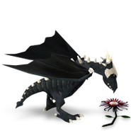 The Armored Black Dragon render