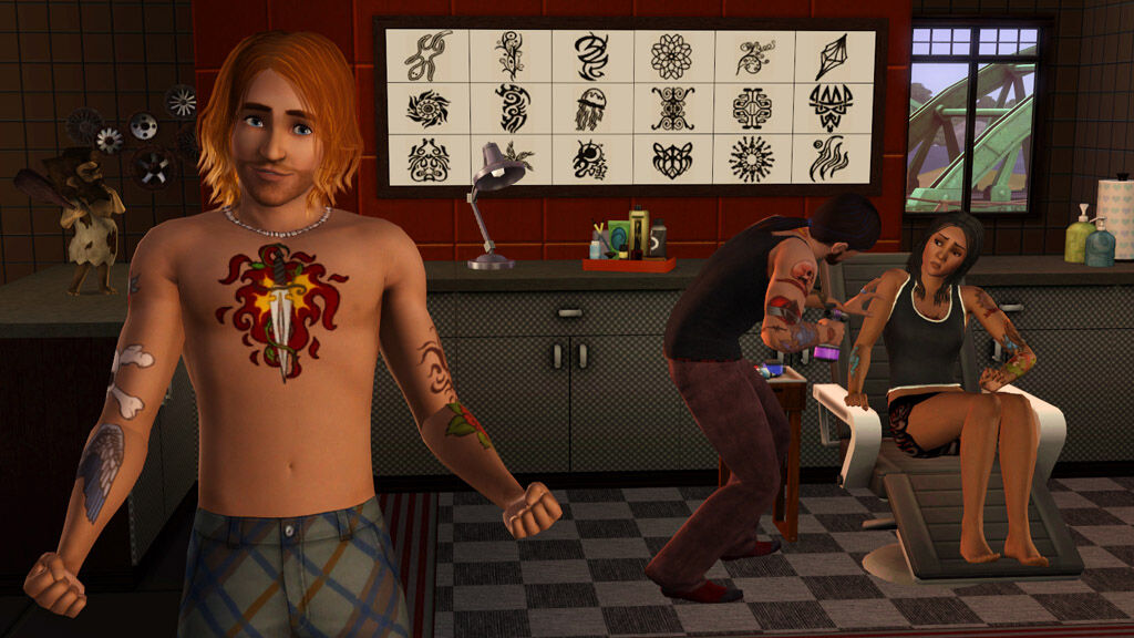 Tattooing  The Sims Wiki  Fandom