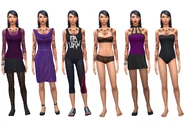 Ulrike's default outfits in CAS