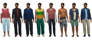 Kevin's default outfits in CAS
