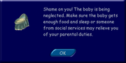 The Sims 1 - Social worker warning