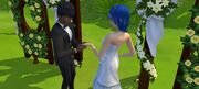 The Sims mobile wedding ceremony