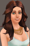 An early portrait of a Sim.