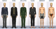 Loki's wardrobe in The Sims 2
