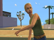 JennySmith.jpg (49 KB) Jenny in the middle of a pillow fight