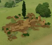 Etruscan Park (visitors allowed), regular version. If Seasons is also installed, a festival lot version is added to the lot bin.