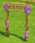 Blushing Beauty Wedding Arch